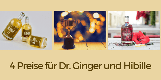 Vier Preise an nationalen Prämierungen für Dr. Ginger und Hibille - Dr. Ginger